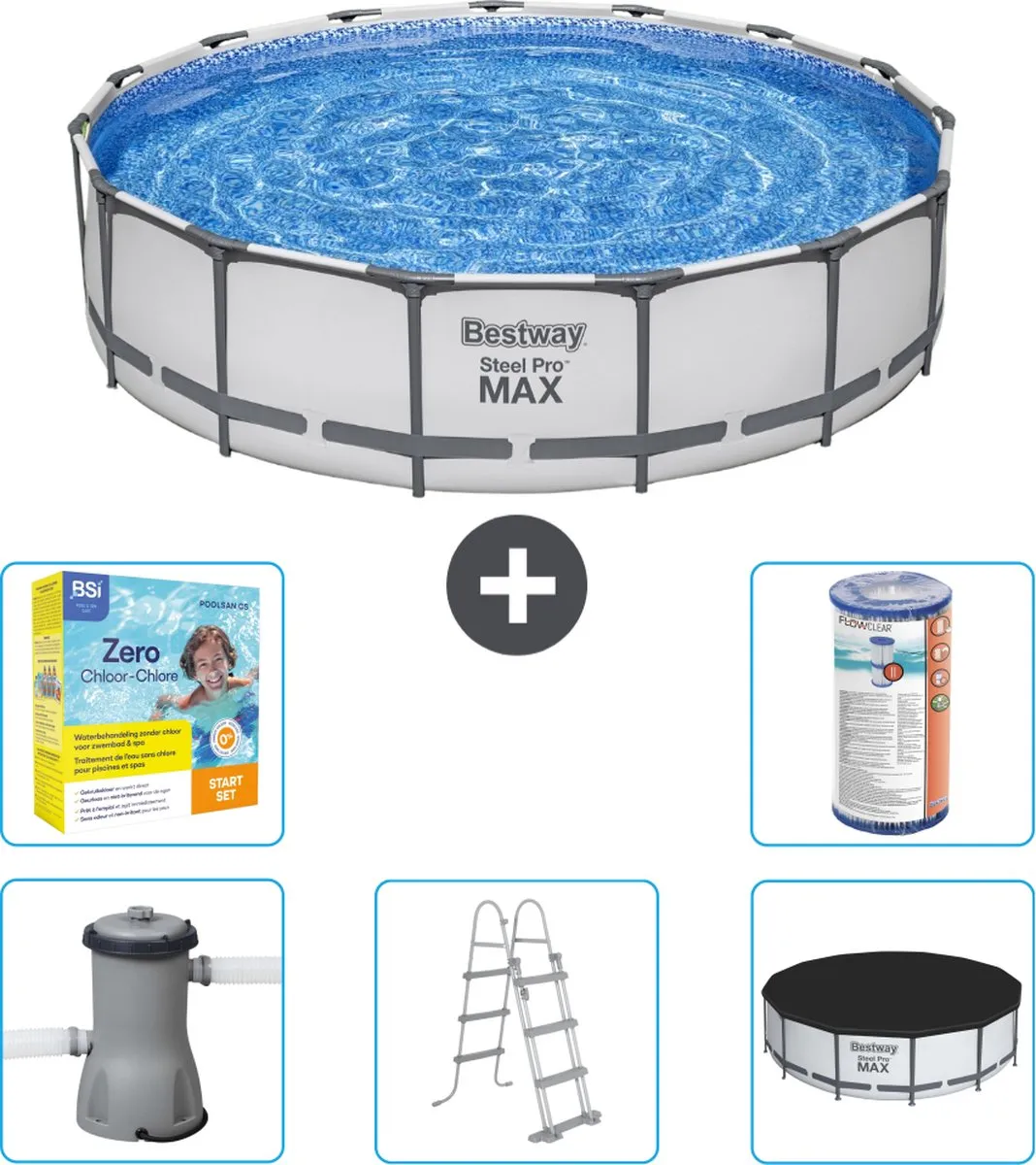 Bestway Steel Pro MAX Zwembad 457x107cm