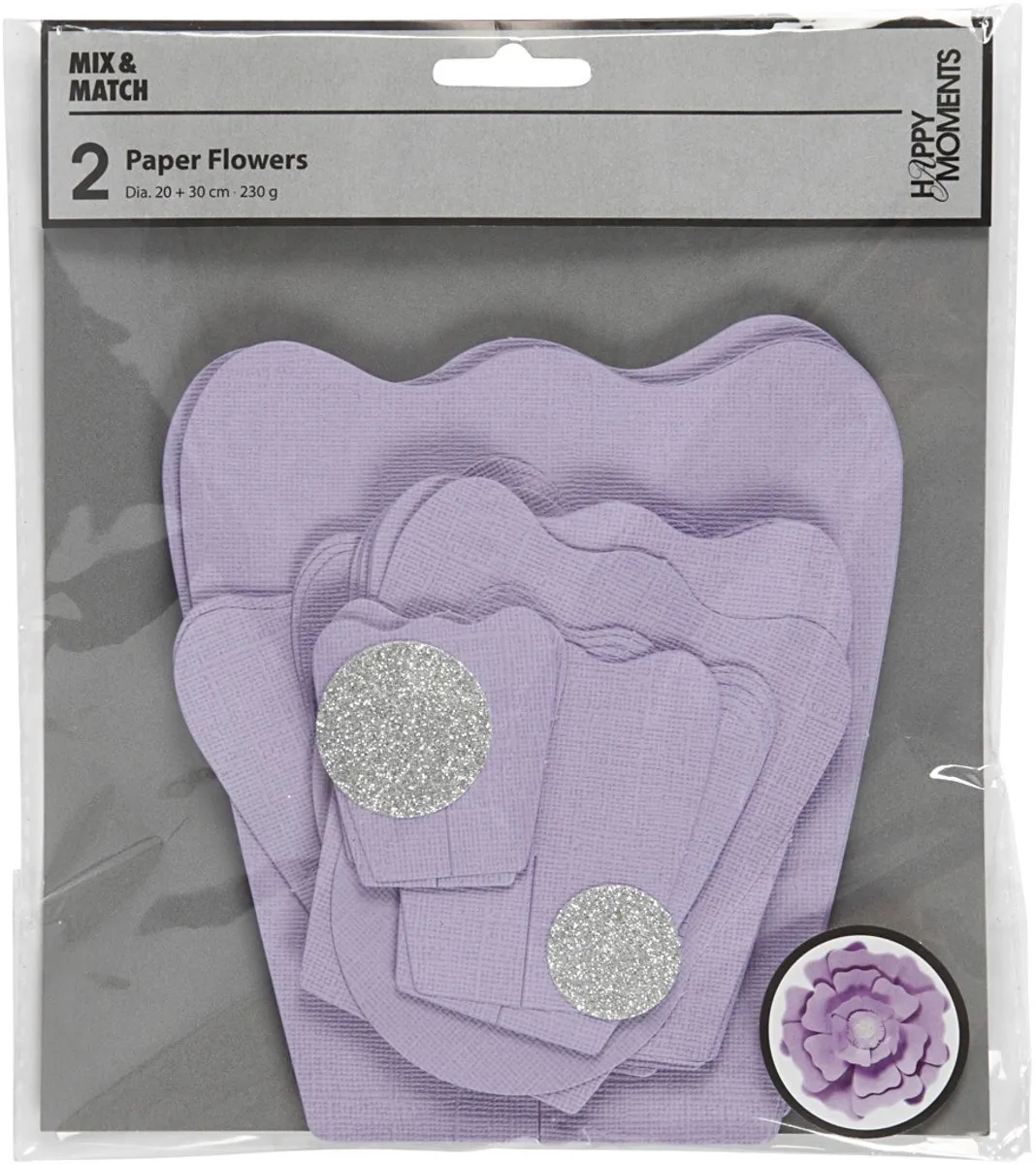 Colortime Bloemen Paars - 2 Stuks