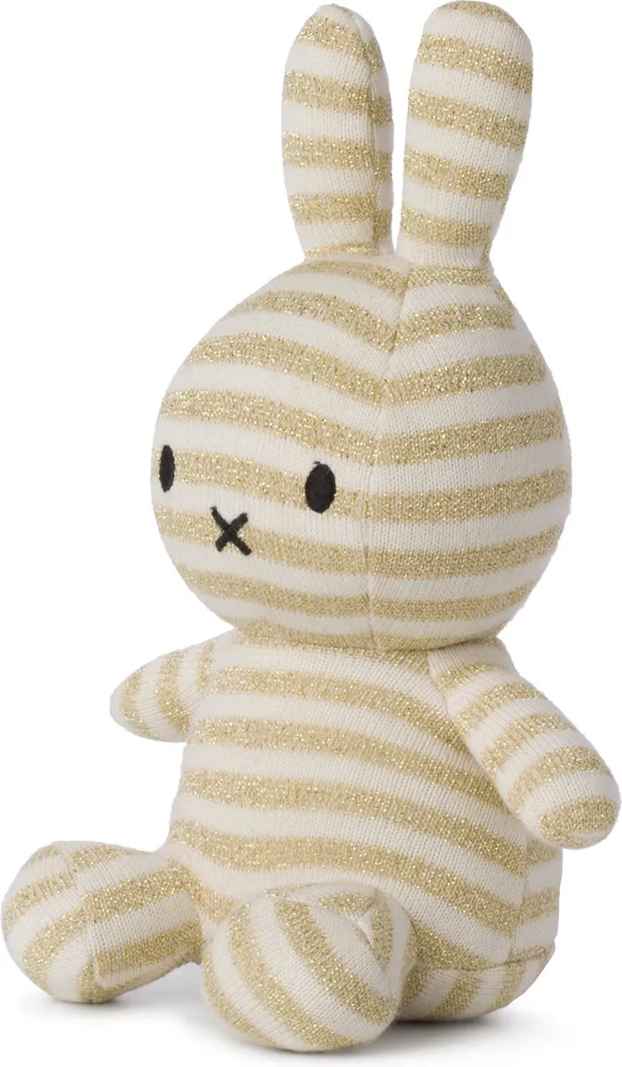 Bon Ton Toys Nijntje Organic 23cm Stripe Cream Knuffel 24182402