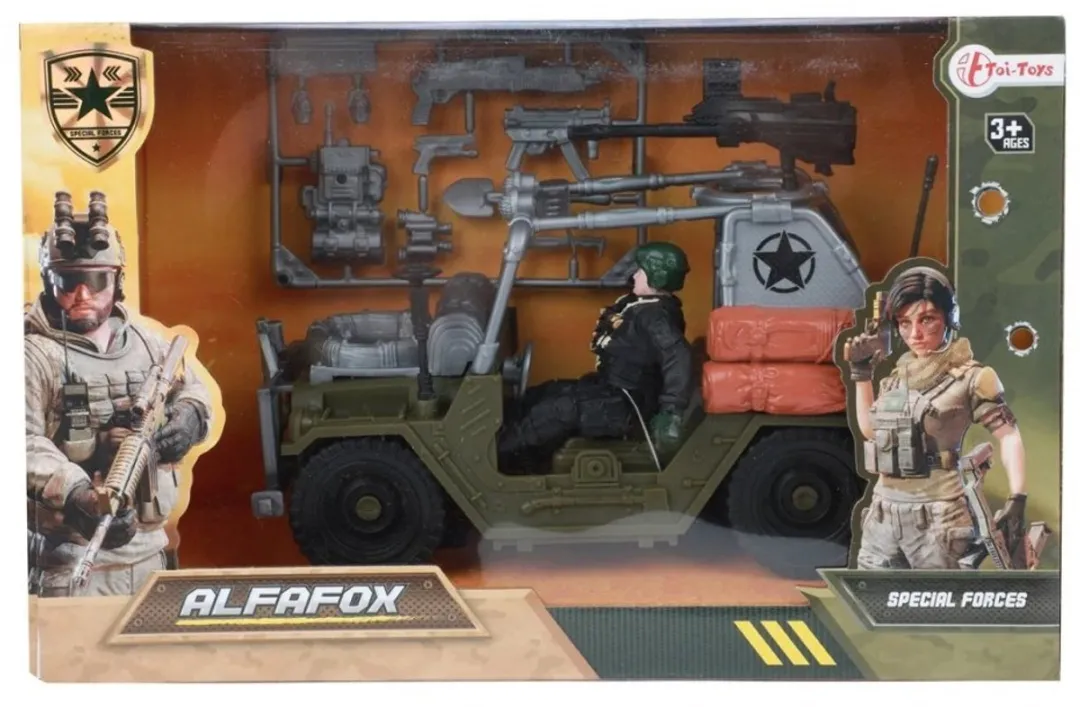 Toi-Toys Alfafox Militair Speelset
