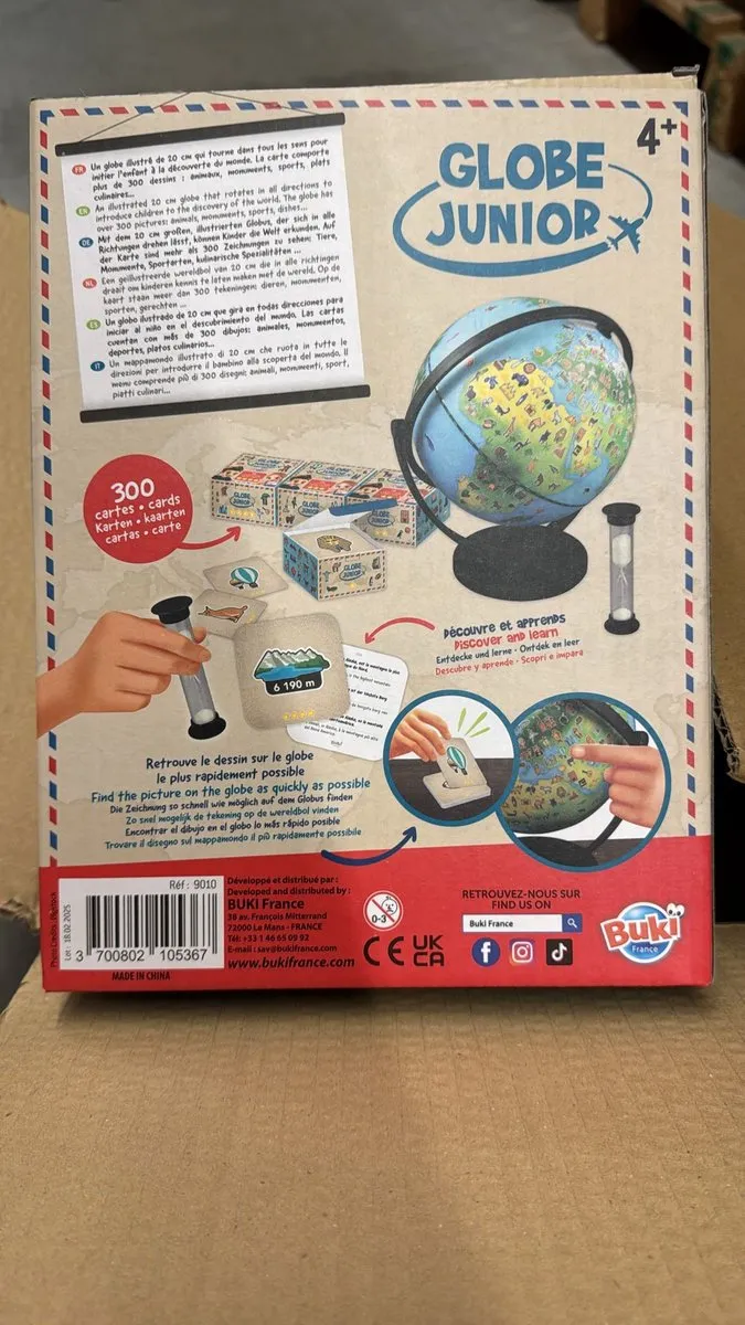 Buki France Wereldbol Junior 20cm Educatief Speelgoed