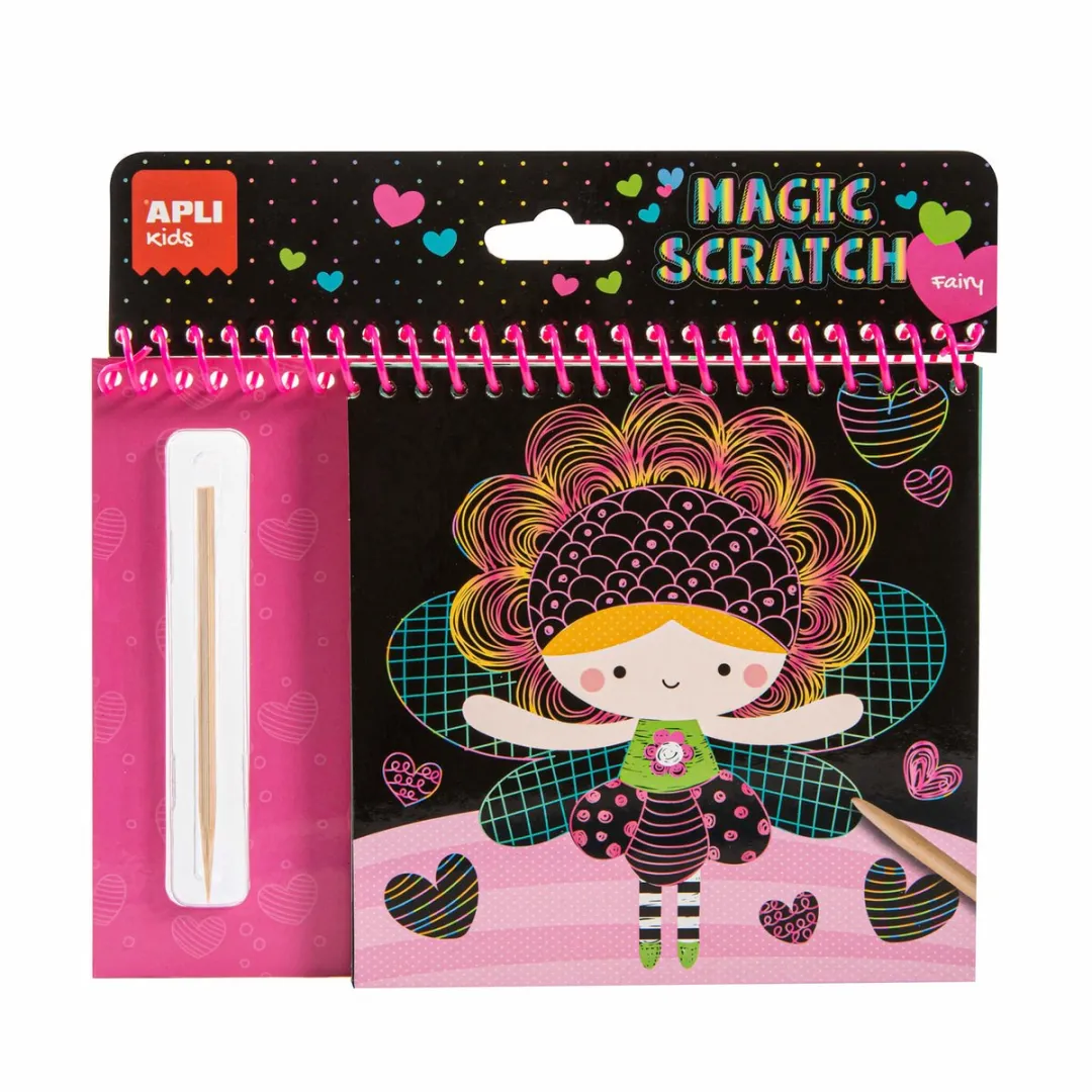 Apli Kids Fee Kras Kleurenboek 8 Vel - Multikleur