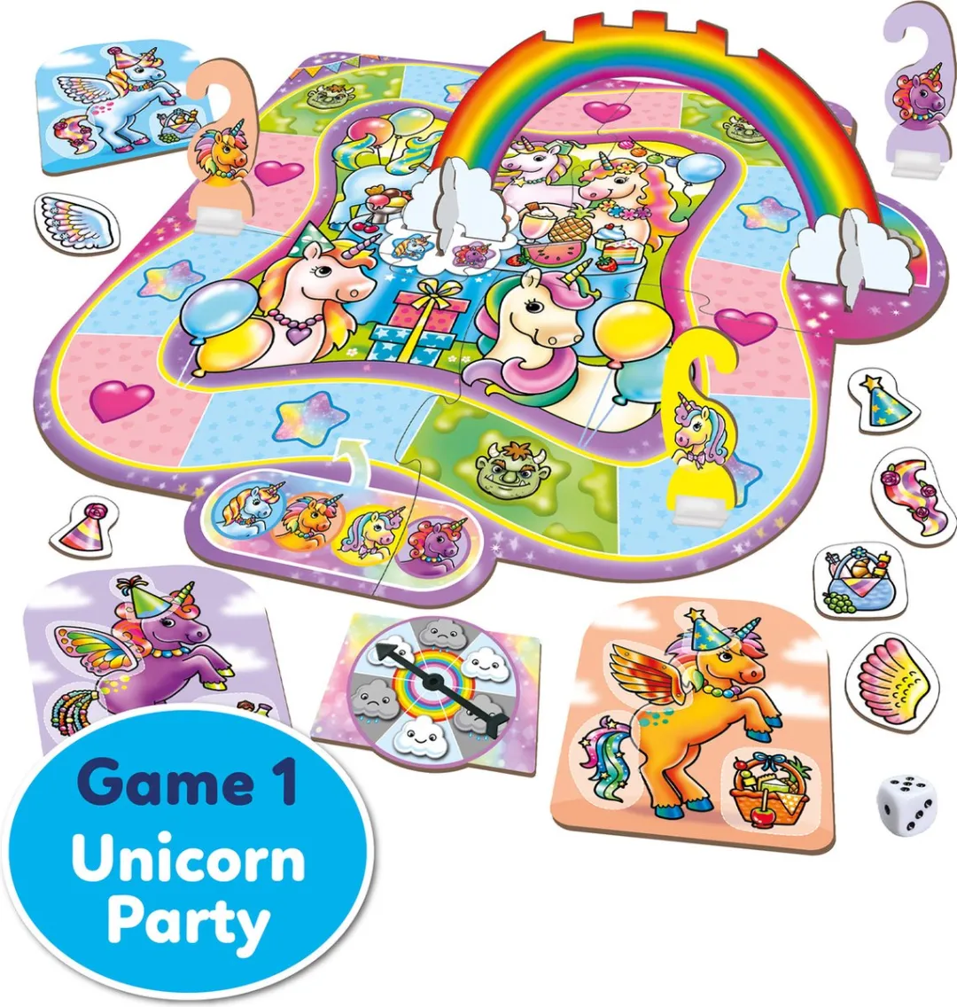 Orchard Toys Unicorn Fun Game 3-in-1