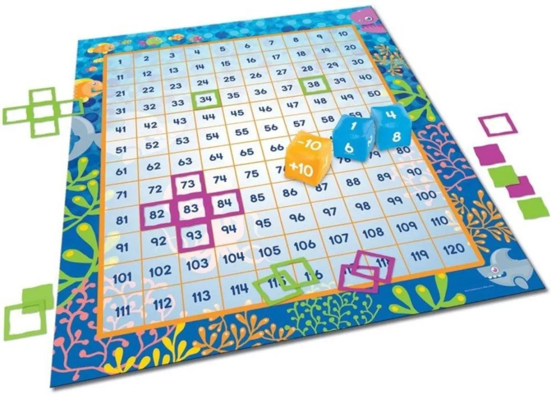 Learning Resources Make a Splash Rekenmat - Multicolor - afbeelding 4 van 6