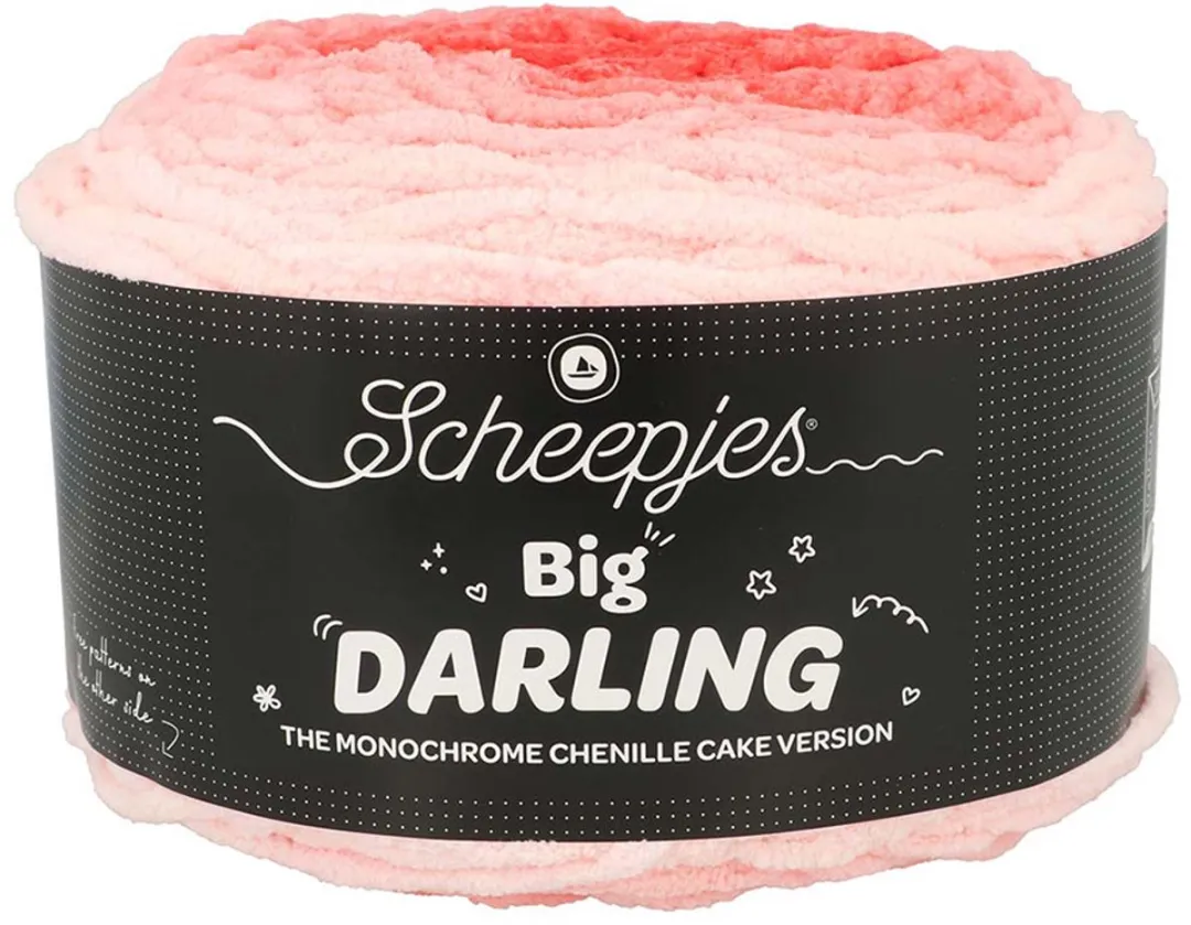 Scheepjes Big Darling Monochrome Cake 417 Strawberry