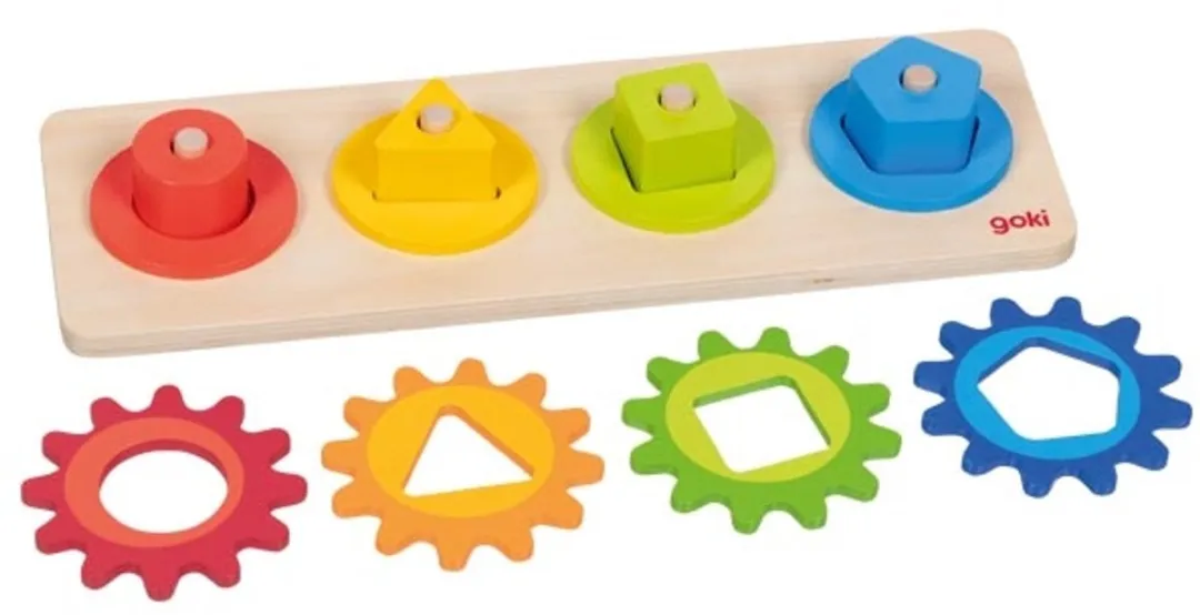 Goki GK58295 Houten Sorteerspel - Multicolor - afbeelding 3 van 3