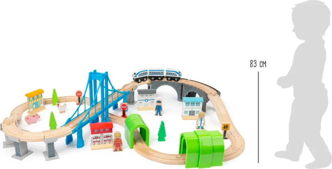 Small Foot Houten Treinset 11492 - Multicolor - afbeelding 6 van 6