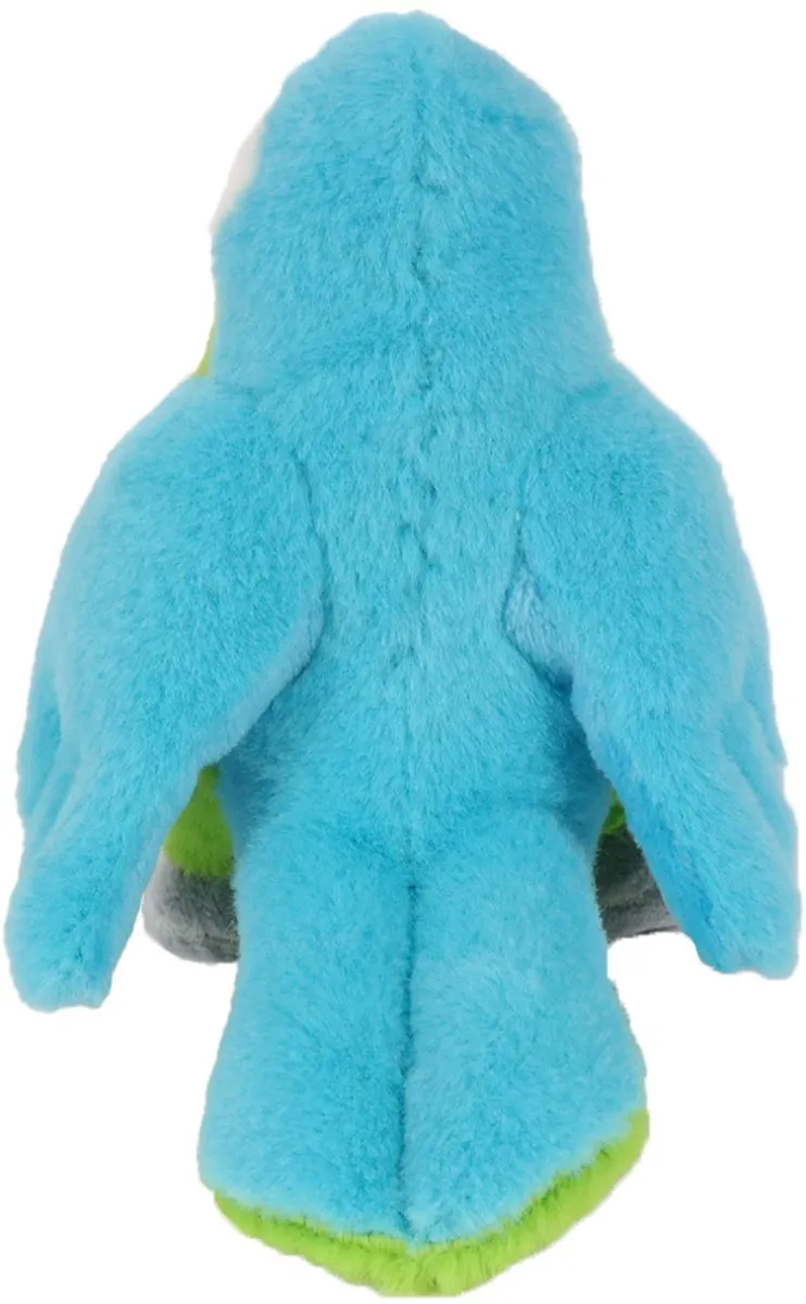 PIA Soft Toys Pluche Papegaai - Blauw 12cm
