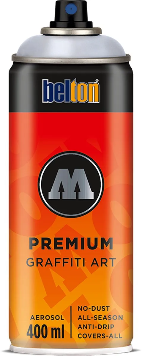 Molotow Belton Premium 400ml Spuitbus Silver Dollar