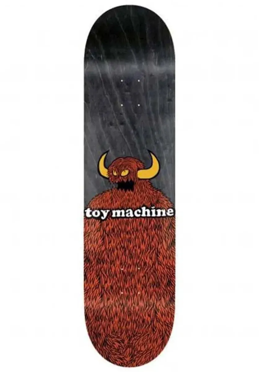 Toy Machine 8.0 Furry Monster Skateboarddeck Rood