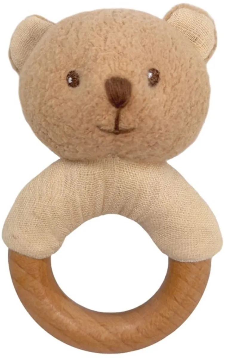 Egmont Toys Knuffel Rammelaar Beer 11cm