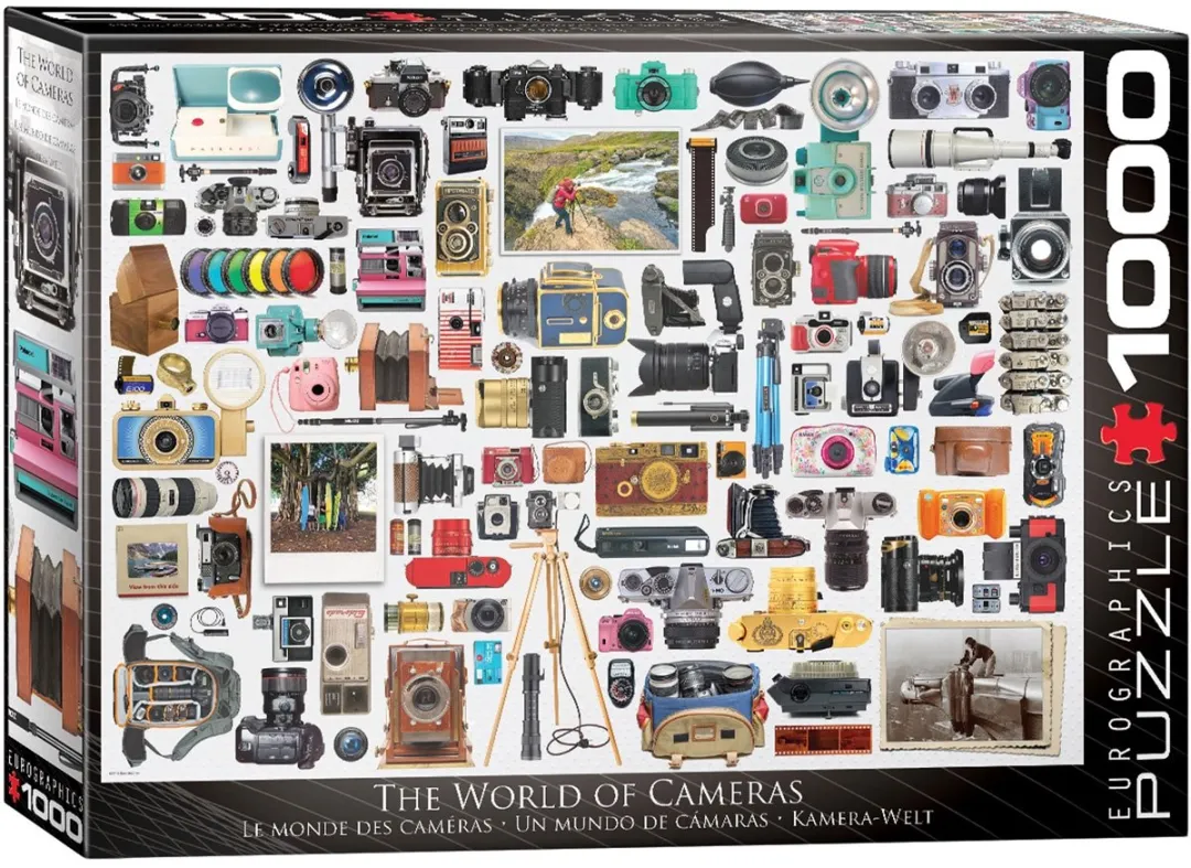 Eurographics Legpuzzel World of Cameras 1000 Stuks