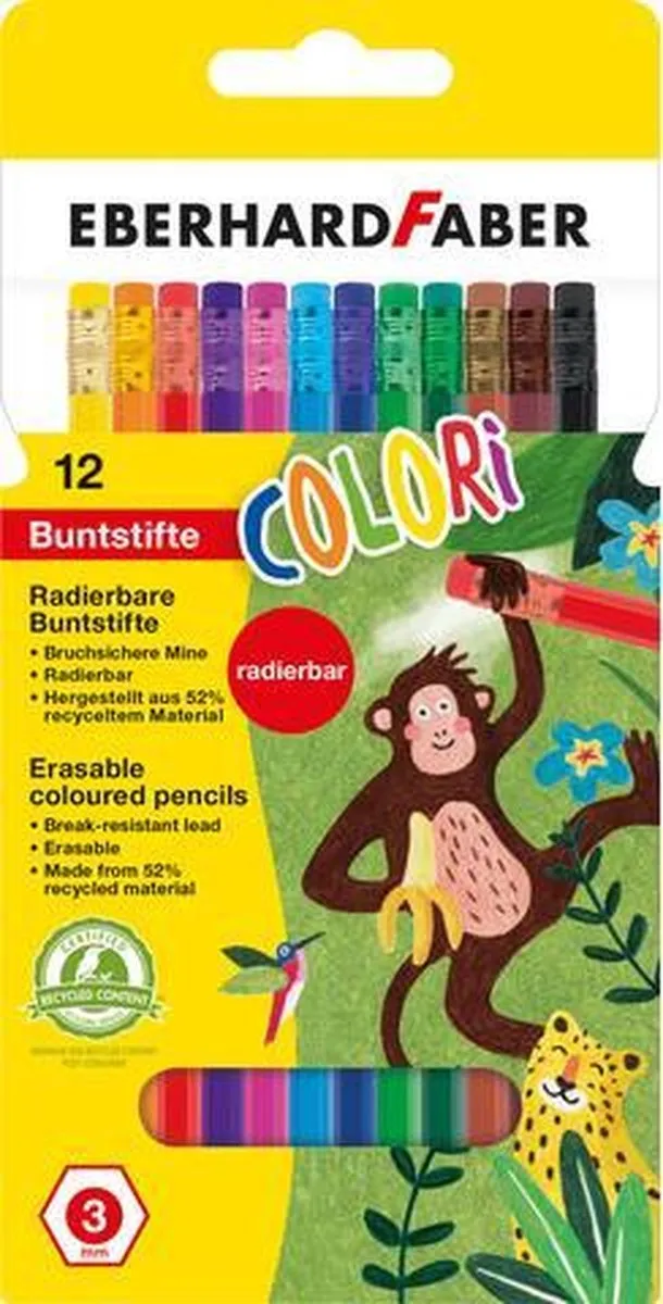 Eberhard Faber Colori EF-514817 Kleurpotloden 12 Stuks