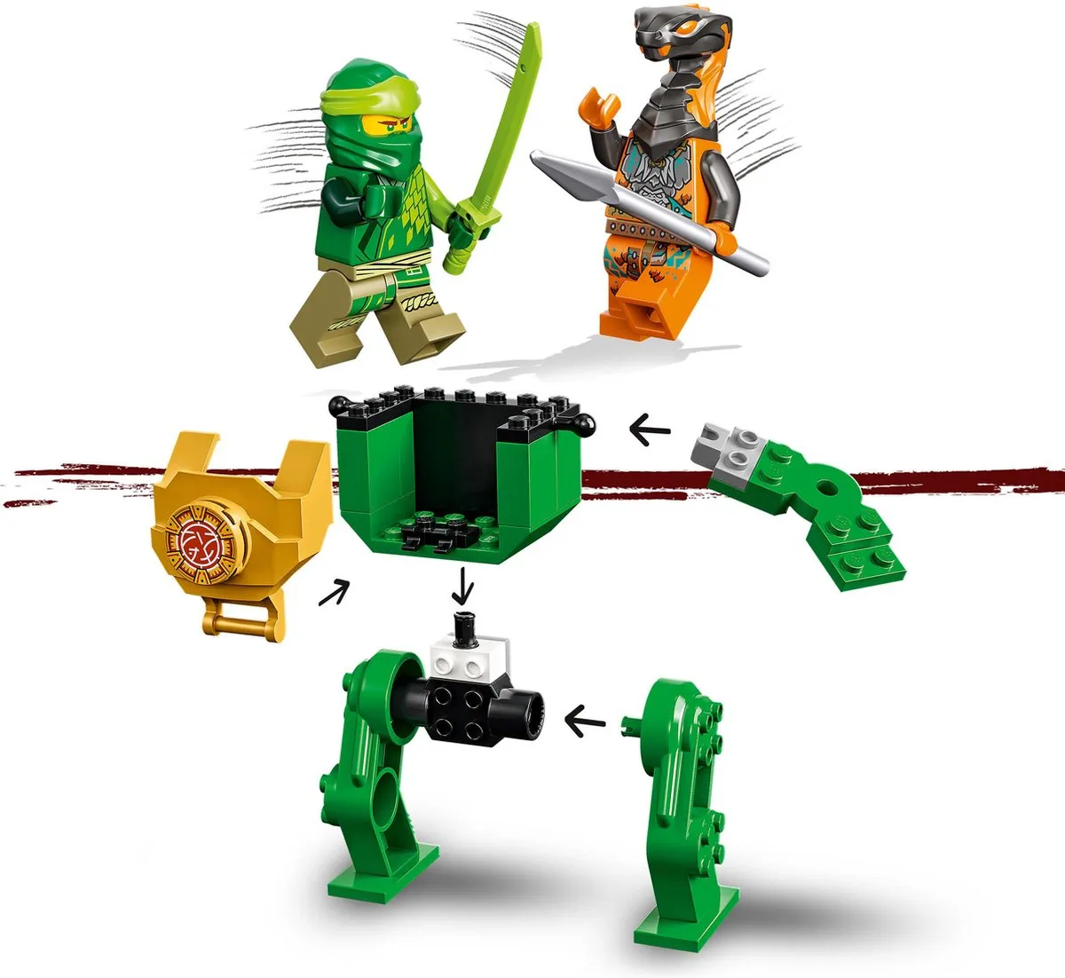 LEGO Ninjago Lloyd's Ninjamecha 71757 - 57 Stukken