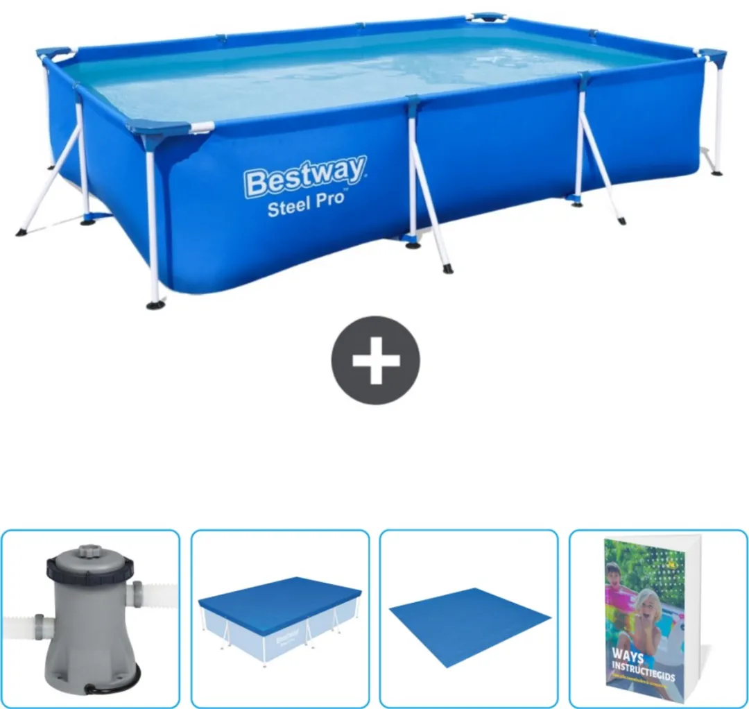 Bestway Steel Pro Zwembad 300x201x66cm