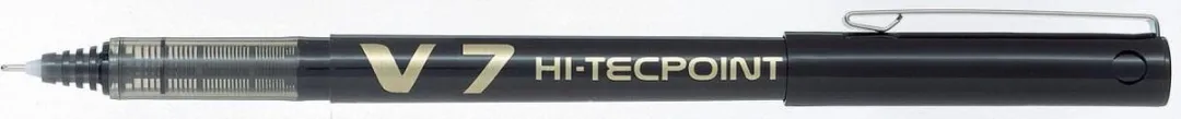 Pilot V7 Hi-tecpoint Rollerball Pen - 12 Stuks - Zwart