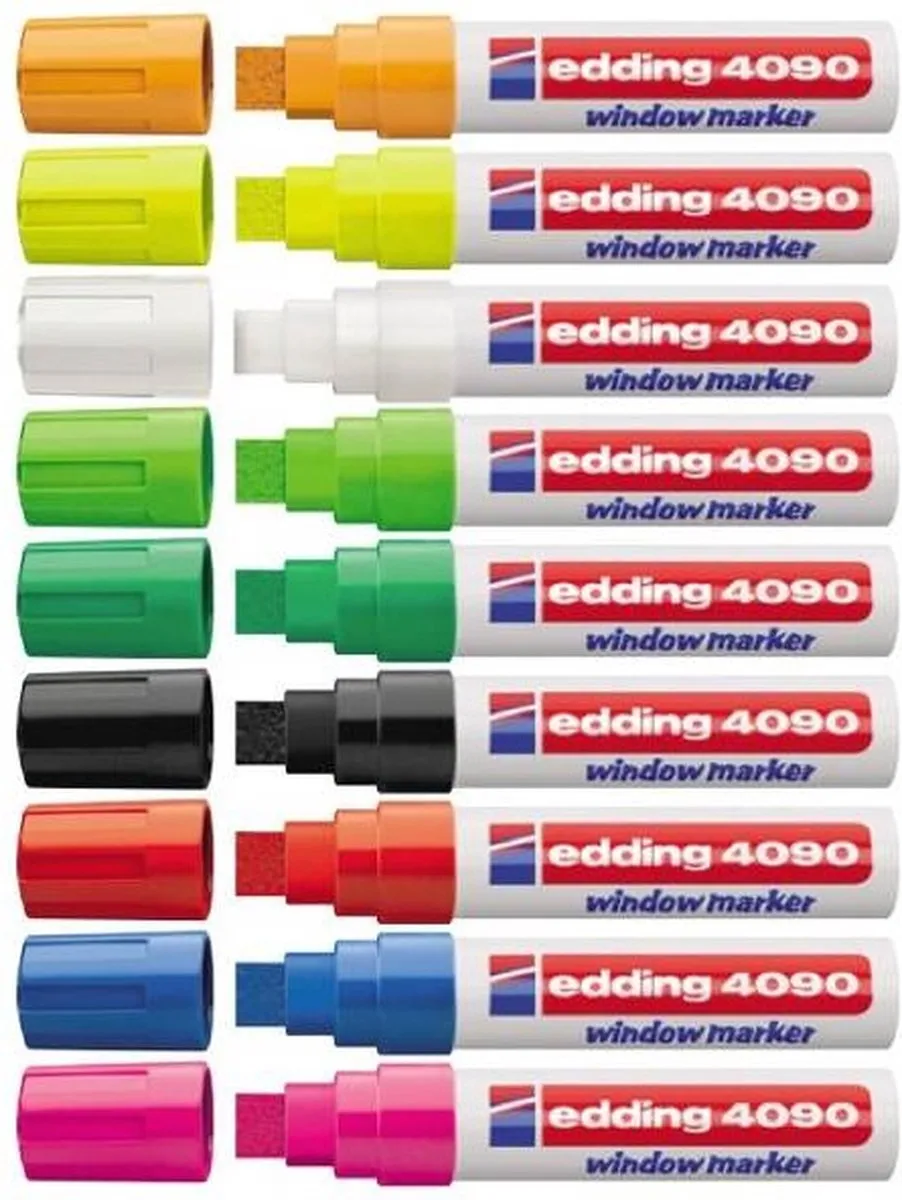 edding 4090007 Window Marker - Bruin - afbeelding 6 van 6
