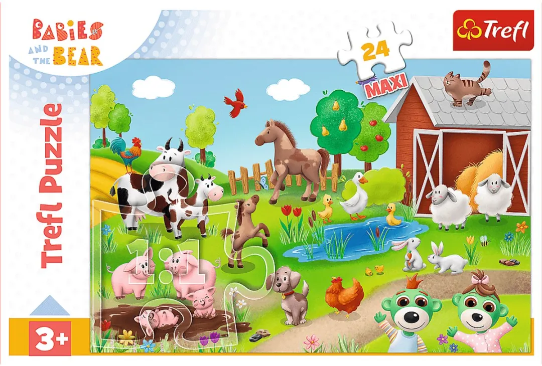 Trefl Stripfiguren Puzzle 24 Stuks - 3 jaar