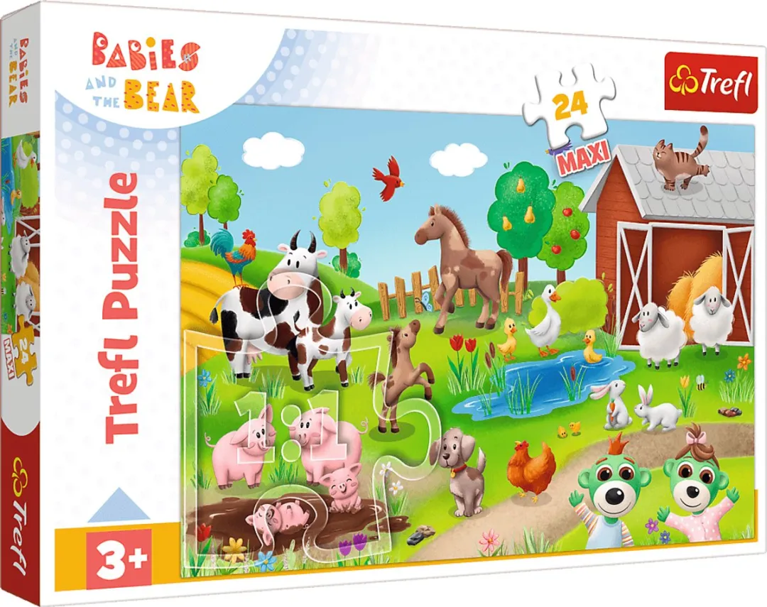 Trefl Stripfiguren Puzzle 24 Stuks