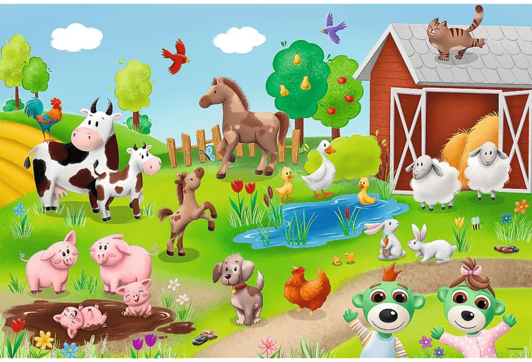 Trefl Stripfiguren Puzzle 24 Stuks - 3 jaar