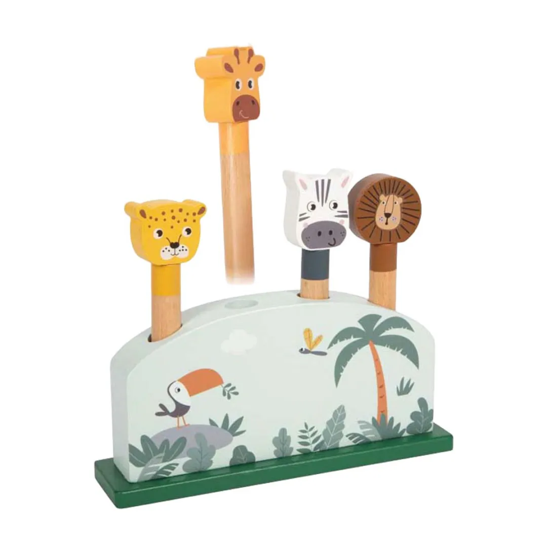 Small Foot Houten Dierenvormenspel Safari FSC 12758 - afbeelding 6 van 6