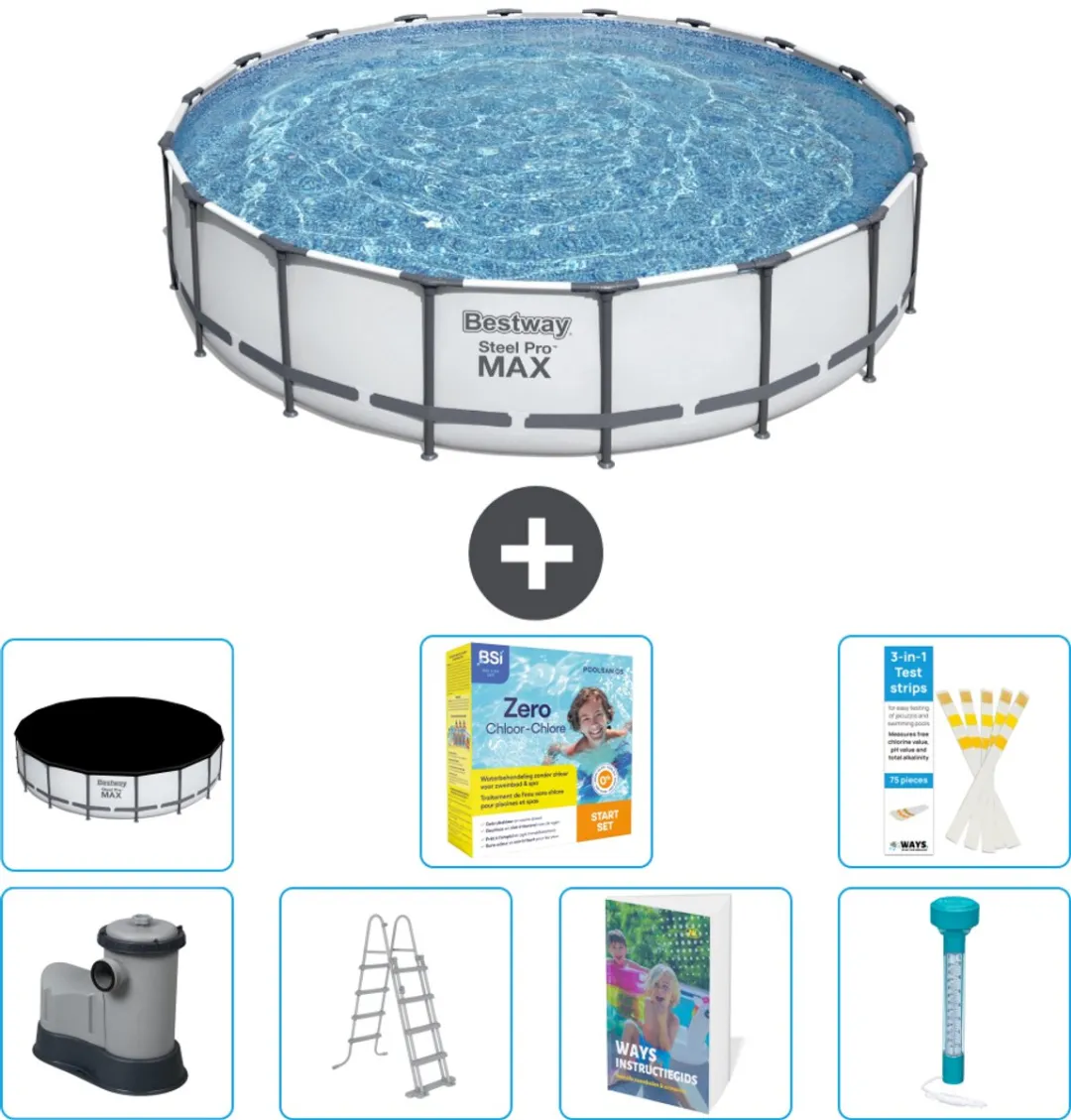 Bestway Steel Pro MAX Zwembad 549x122cm
