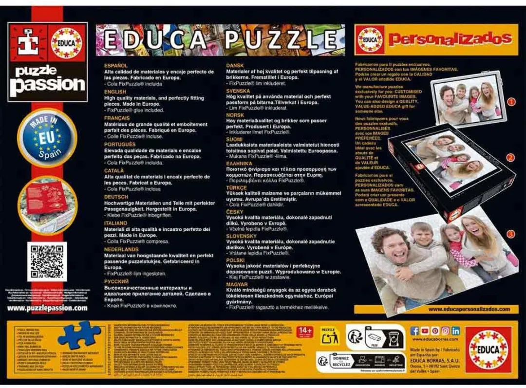 Educa El Jardín de la Vida Puzzel 1000 Stuks - Multicolor