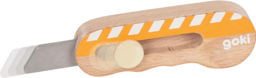 Goki Cuttermes 10x3,5x1,5cm Hout - 3+