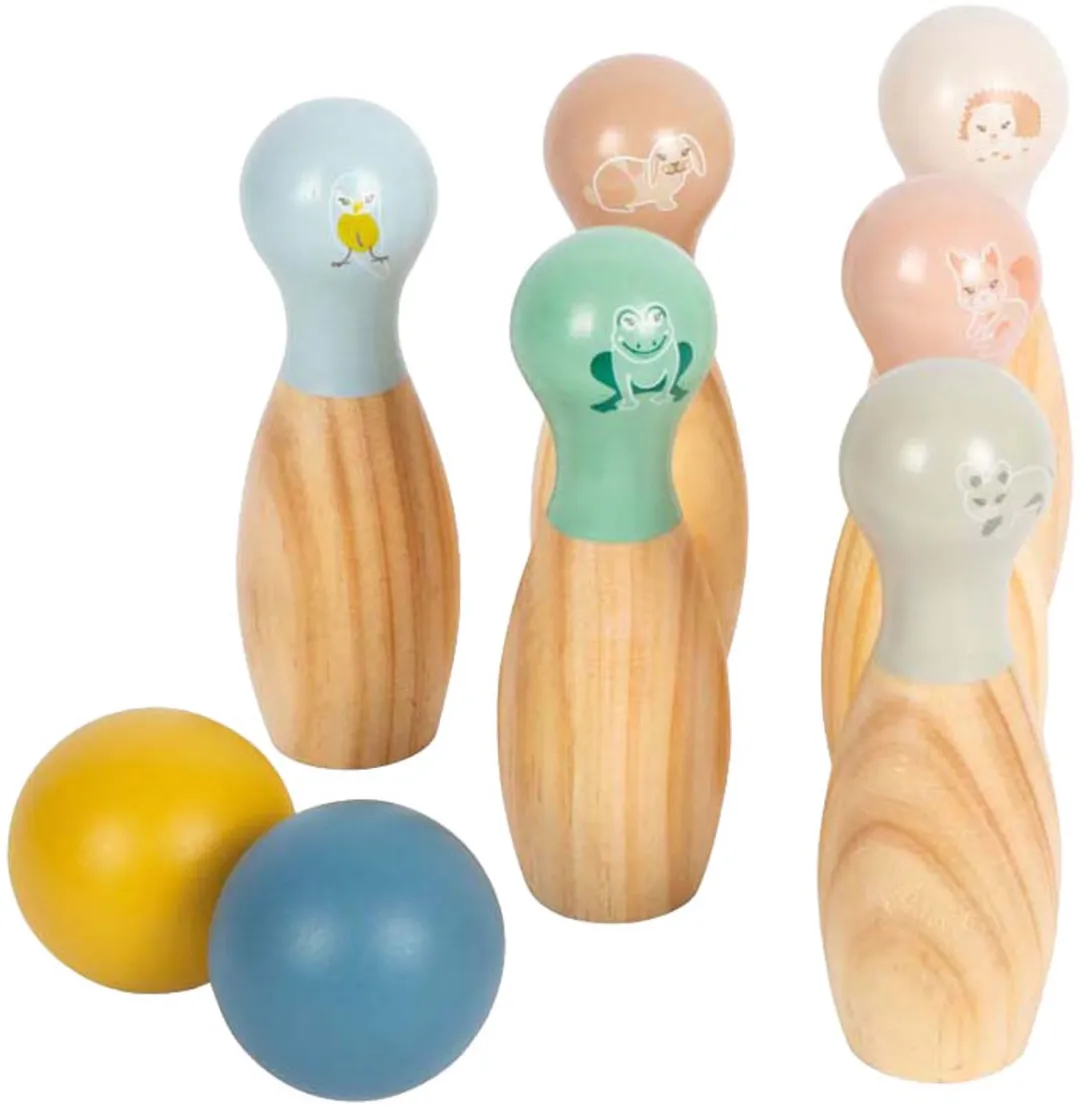 Small Foot Bowlingspel Garden Buddies - 8-delig - Multicolor