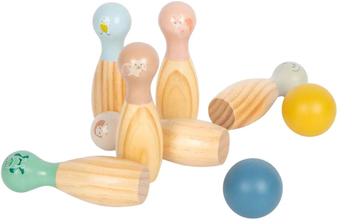 Small Foot Bowlingspel Garden Buddies - 8-delig - Multicolor