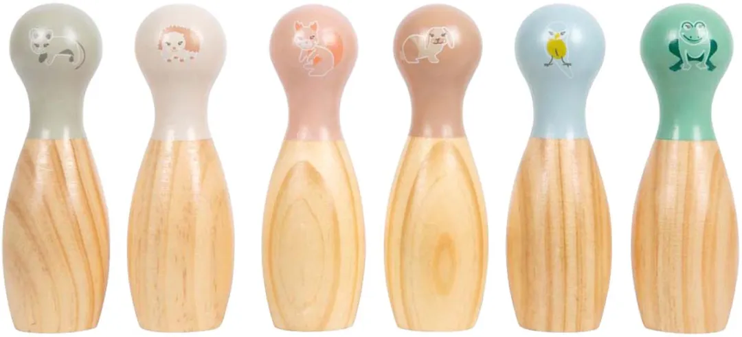 Small Foot Bowlingspel Garden Buddies - 8-delig - Multicolor