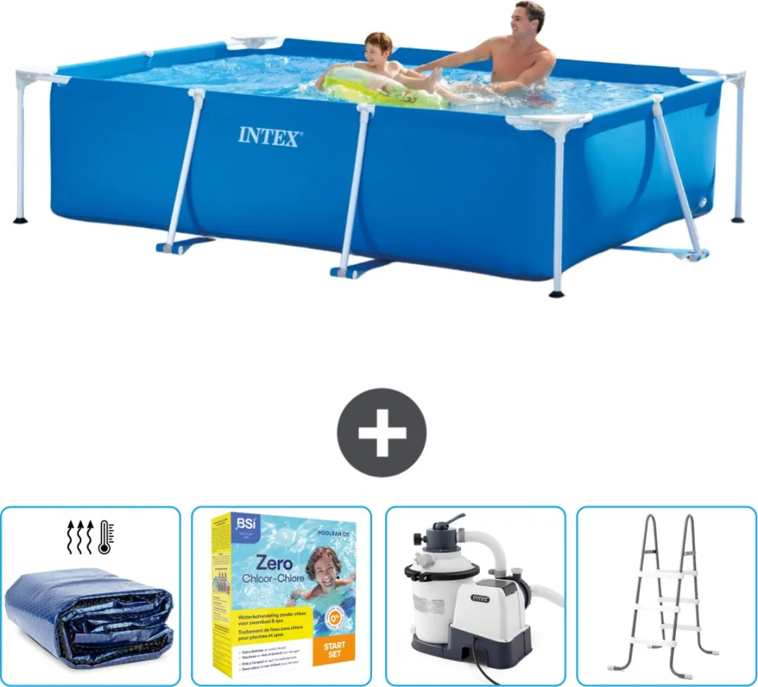 Intex Rechthoekig Frame Zwembad 260x160cm