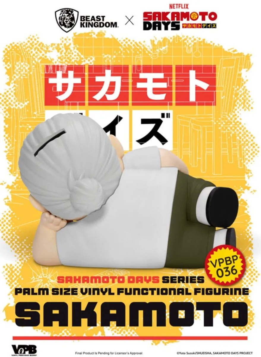 Sakamoto Days Piggy Vinyl Bank Taro Sakamoto 14 cm