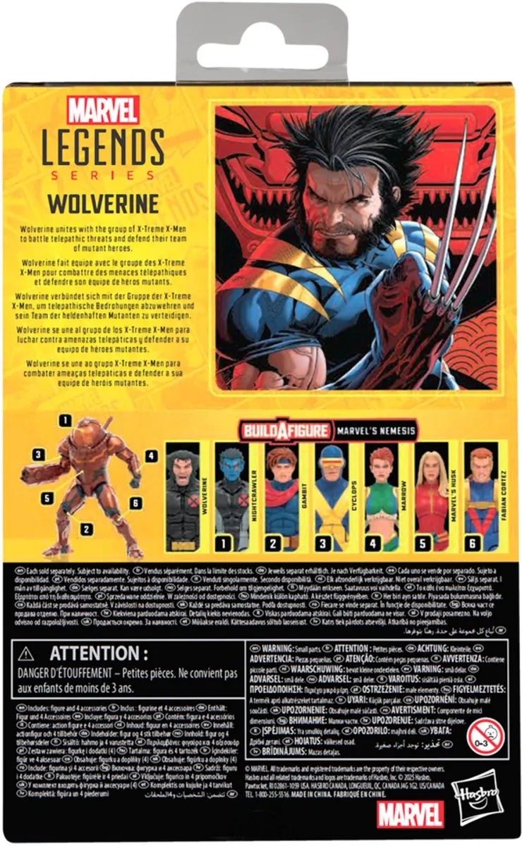 Hasbro X-Men Marvel Legends Wolverine Action Figuur 15cm - Multi
