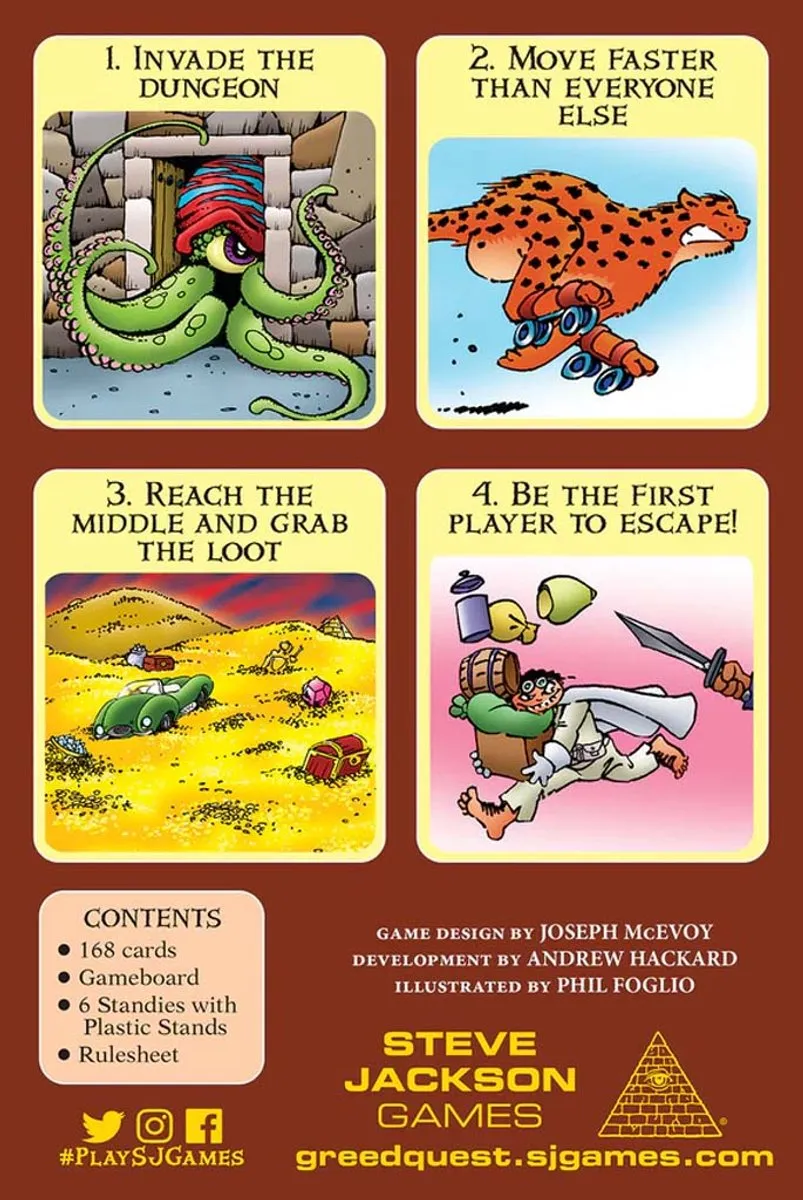 Steve Jackson Games GreedQuest Kaartspel