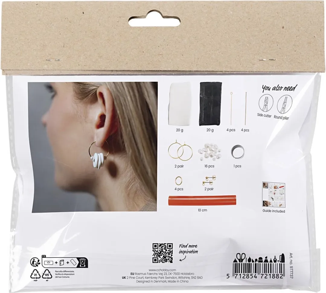 Creativ Company Mini Hobbyset Sieraden Oorbellen - Multikleurig
