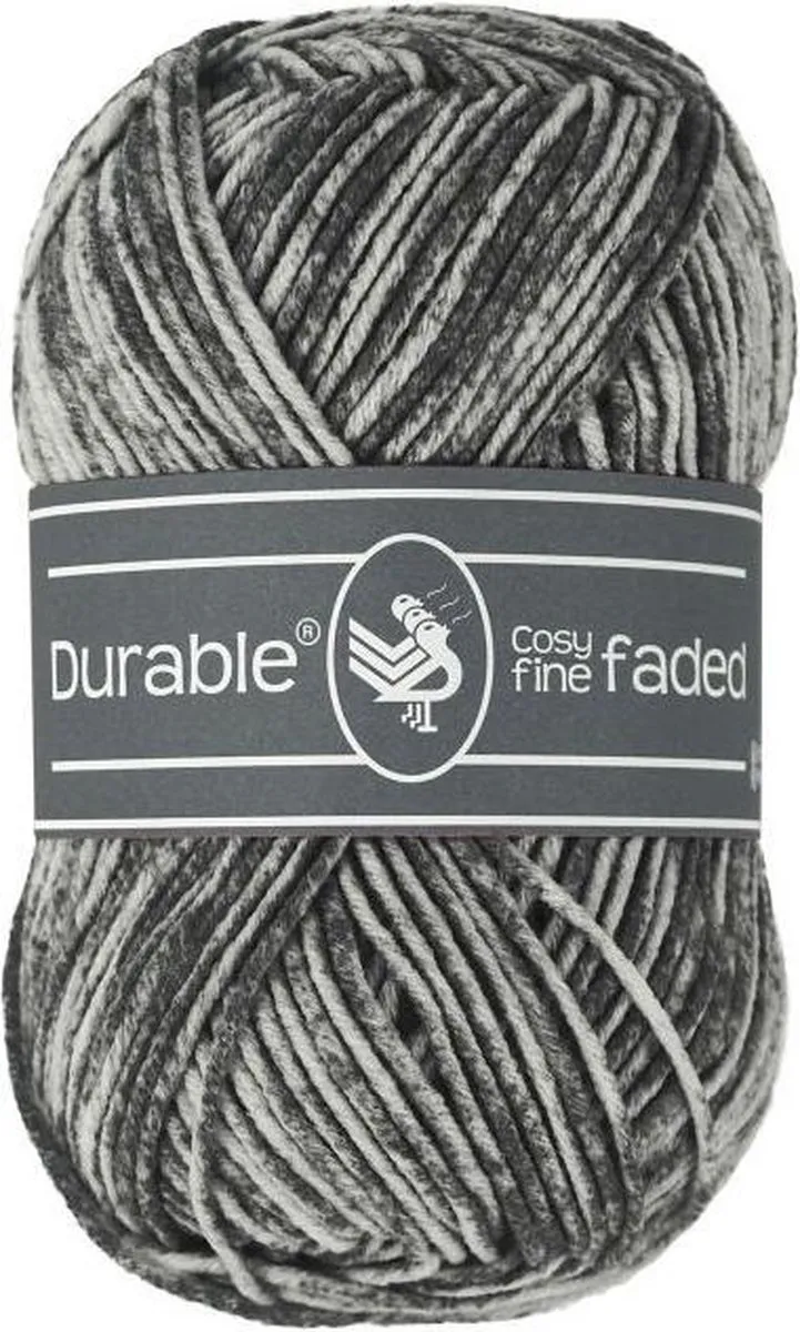 Durable Cosy Fine Faded Black