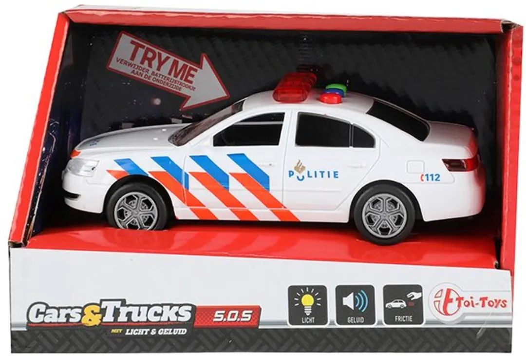 Toi-Toys Politieauto Licht & Geluid 23125A - Multi - afbeelding 6 van 6