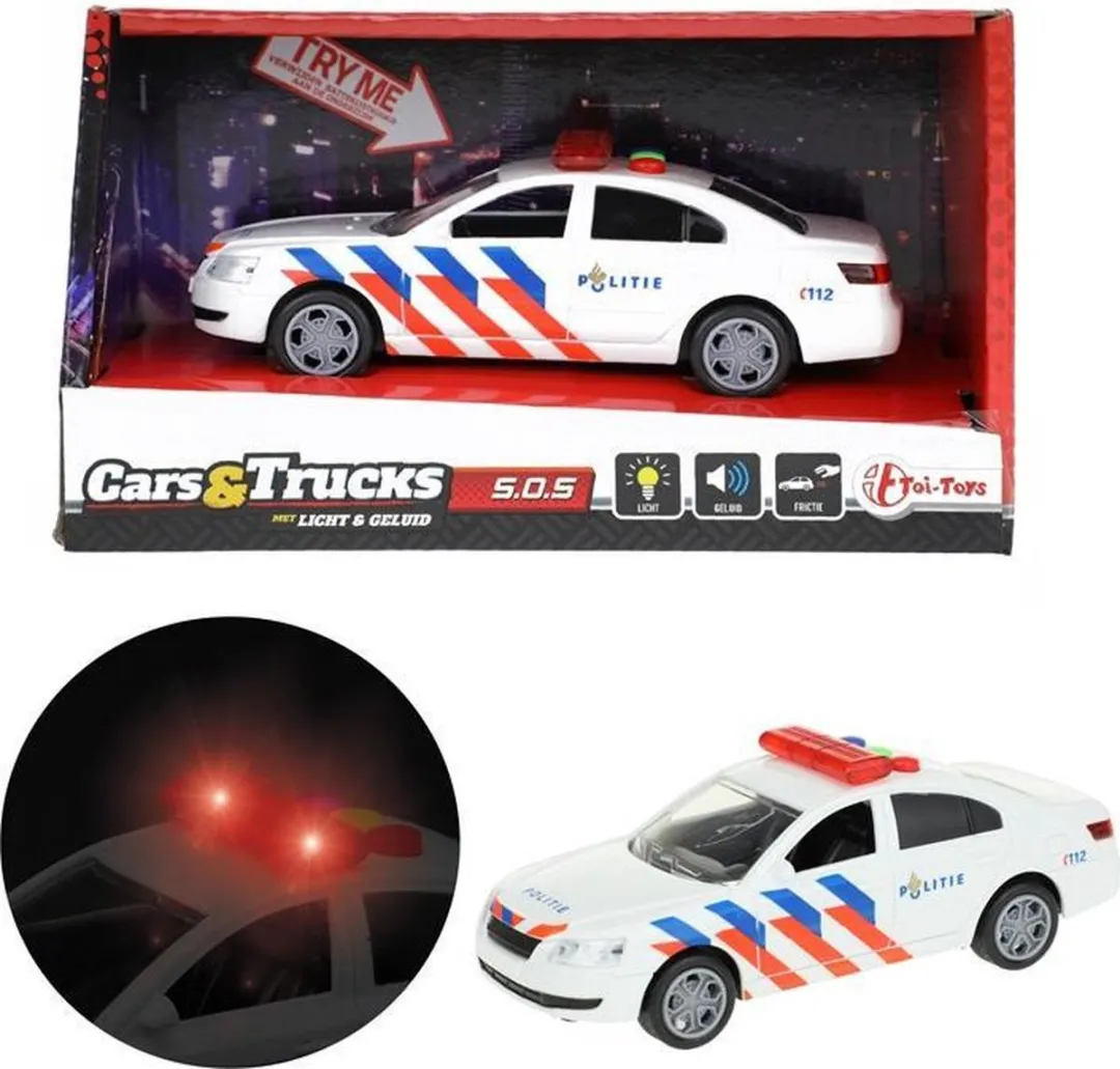 Toi-Toys Politieauto Licht & Geluid 23125A - Multi