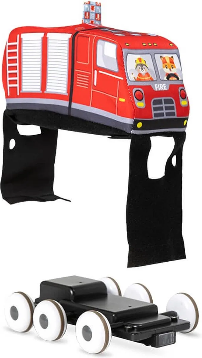 Eurekakids RC Brandweerauto - Rood/Wit