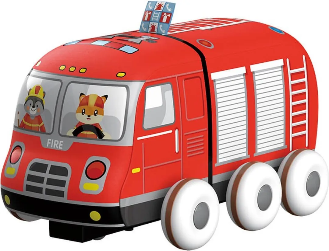 Eurekakids RC Brandweerauto - Rood/Wit