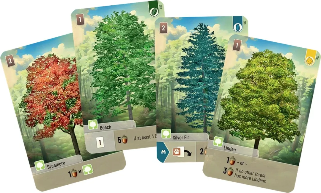 Lookout Games Forest Shuffle - Tactisch kaartspel voor natuurliefhebbers