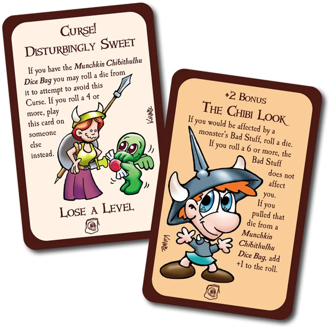 Steve Jackson Games Munchkin Chibithulhu Dobbelzak - 6vlakken - Multicolor