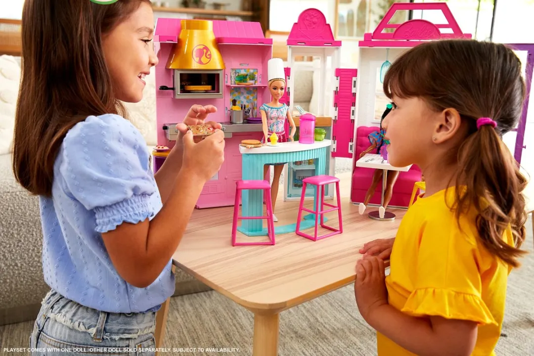 Barbie Kook & Grill Restaurant Pop & Speelset - Meerkleurig
