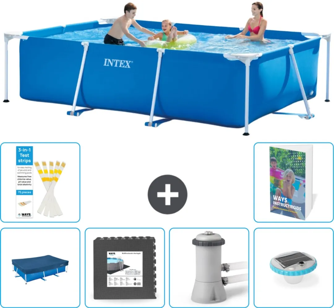 Intex Frame Zwembad 300x200x75cm Blauw
