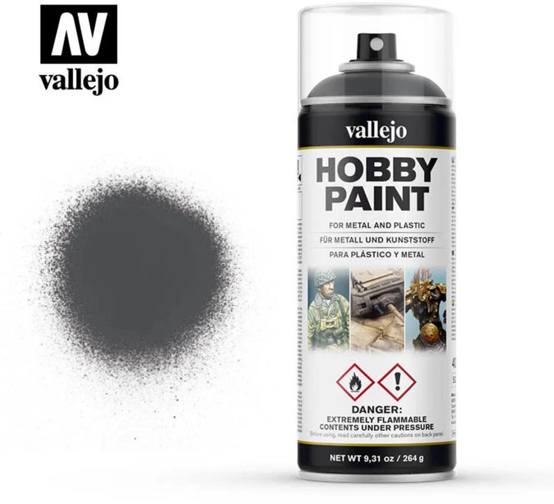 Vallejo Panzer Grey Primer Spray 400ml