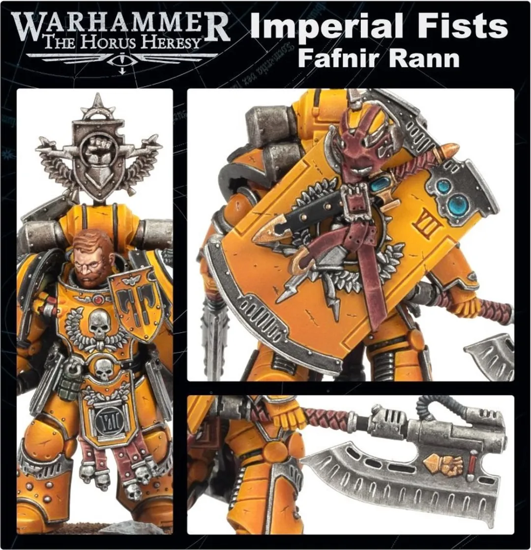Games Workshop Space Marines Imperial Fists Fafnir Rann