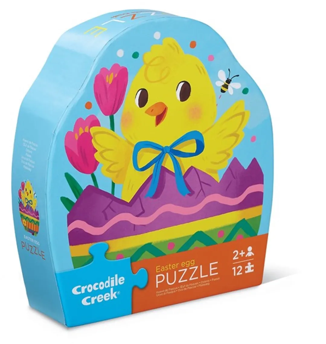 Crocodile Creek Mini Puzzel Paasei 122 Stuks CC41252 - Multicolor