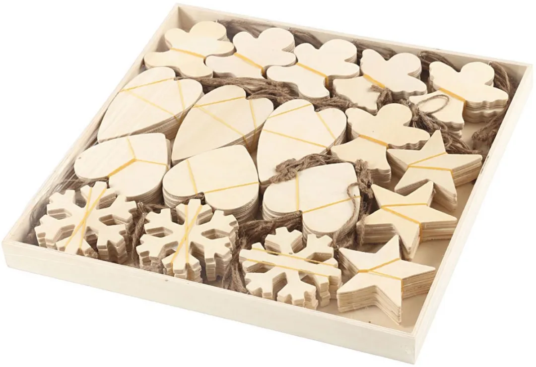 Creativ Company Kerstornamenten Multicolor - 90 Stuks