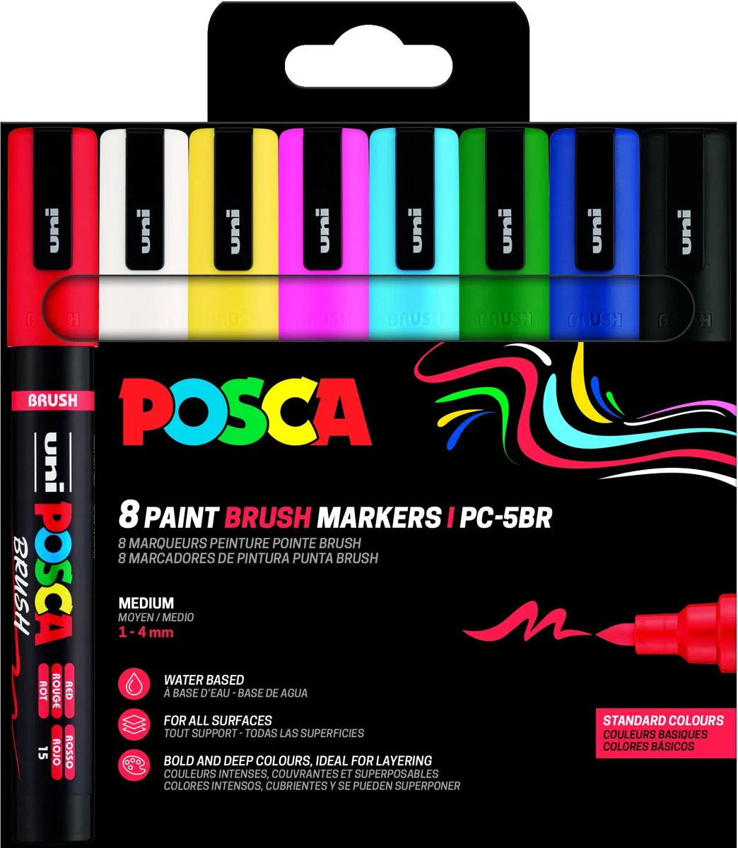 Posca PC-5BR Brushpunt Paintmarker